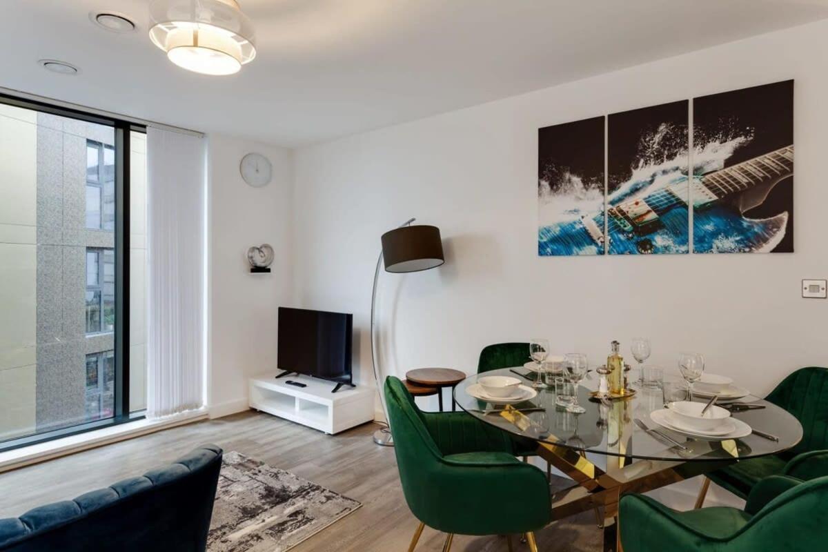 Stunning Modern 1Br Flat In Central Birmingam Exterior foto